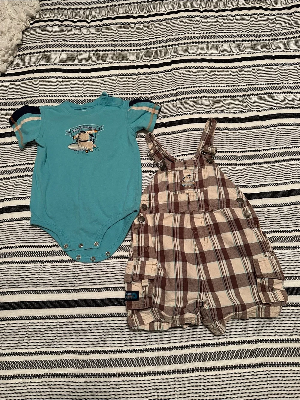 Carters Baby Overall Set W/Puppy Theme-Size 18-24M